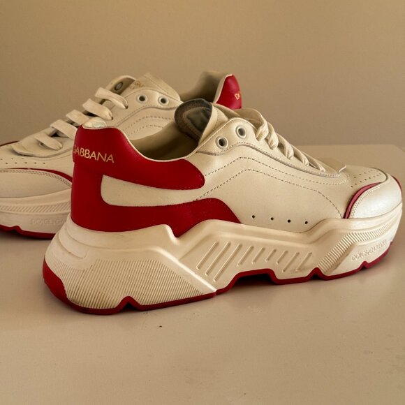Dolce & Gabbana Daymaster Low 'White Red' sneakers trainers Men’s 8 US (UK 7) - Picture 3 of 10